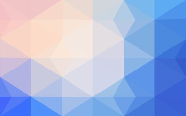 Üçgenler ve degrade origami tarzı oluşur çok renkli pembe, mavi köşeli tasarım deseni.