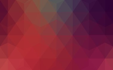 Üçgenler ve degrade origami tarzı oluşur çok renkli pembe, kırmızı, turuncu poligonal tasarım deseni.