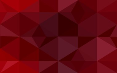 Üçgenler ve degrade origami tarzı oluşur koyu kırmızı köşeli tasarım deseni.