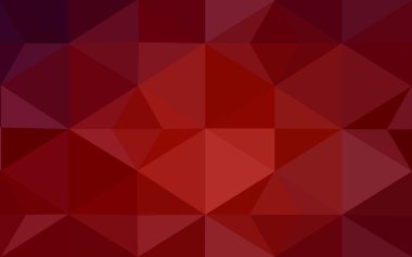 Üçgenler ve degrade origami tarzı oluşur koyu kırmızı köşeli tasarım deseni.