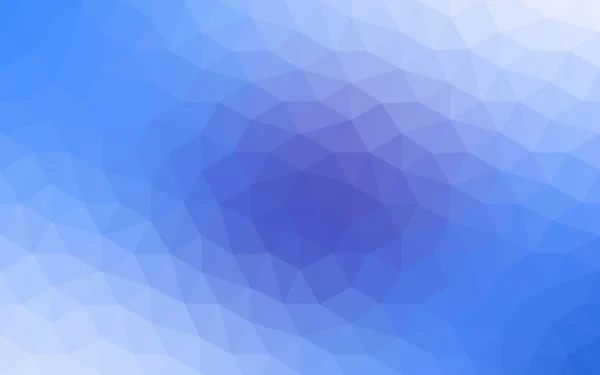 Disegno poligonale blu, che consiste di triangoli e gradiente in stile origami . — Vettoriale Stock