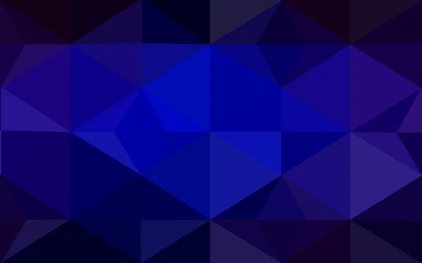 Многоцветный темно-синий, красный многоугольный рисунок, состоящий из треугольников и градиента в стиле оригами . — стоковый вектор