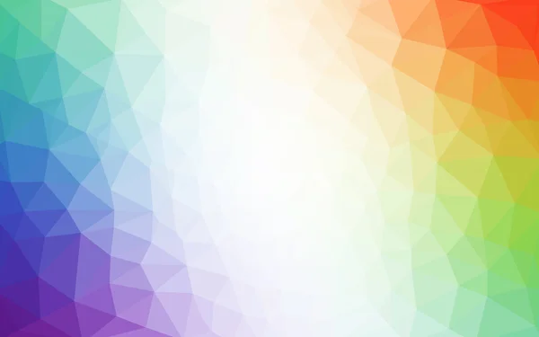 Multicolor wielokątne wzór, który składa się z trójkątów i gradientu w stylu origami. — Wektor stockowy