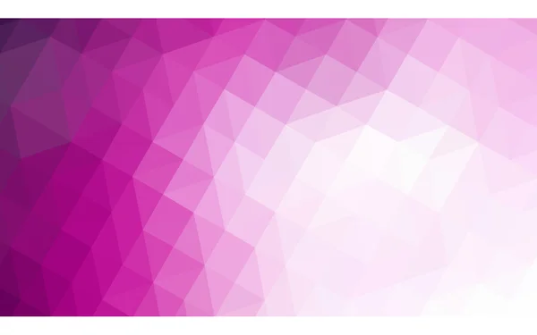Modèle de conception polygonale rose, qui se composent de triangles et de dégradé dans le style origami . — Image vectorielle