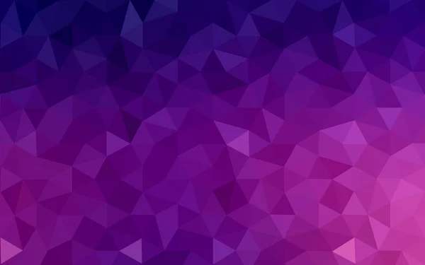 Темно-фиолетовый многоугольный рисунок, состоящий из треугольников и градиента в стиле оригами . — стоковый вектор