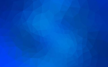 Üçgenler ve degrade origami tarzı oluşur mavi köşeli tasarım deseni.