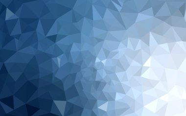Üçgenler ve degrade origami tarzı oluşur mavi köşeli tasarım deseni.