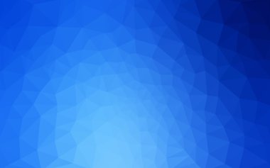 Üçgenler ve degrade origami tarzı oluşur mavi köşeli tasarım deseni.