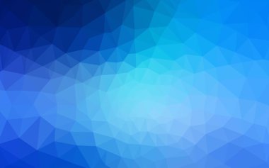 Üçgenler ve degrade origami tarzı oluşur mavi köşeli tasarım deseni.