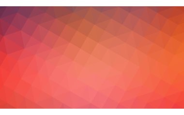 Üçgenler ve degrade origami tarzı oluşur çok renkli mavi, kırmızı kenarlı tasarım deseni.