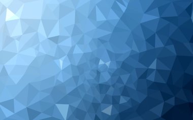 Üçgenler ve degrade origami tarzı oluşur mavi köşeli tasarım deseni.