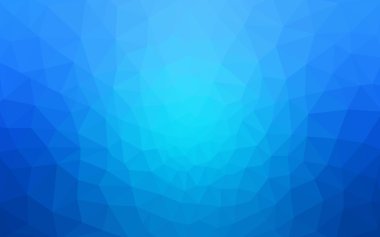 Üçgenler ve degrade origami tarzı oluşur mavi köşeli tasarım deseni.