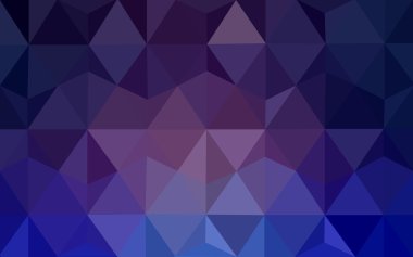 Üçgenler ve degrade origami tarzı oluşur çok renkli koyu pembe, mavi köşeli tasarım deseni.