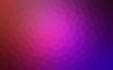 Üçgenler ve degrade origami tarzı oluşur çok renkli pembe, kırmızı, turuncu poligonal tasarım deseni.