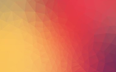 Üçgenler ve degrade origami tarzı oluşur çok renkli kırmızı, sarı, turuncu poligonal tasarım deseni.