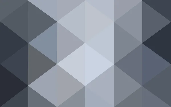 Gray polygonal design pattern, which consist of triangles and gradient in origami style. — Stock Vector