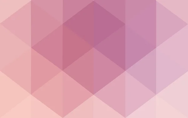 Patrón de diseño poligonal rosa, que consiste en triángulos y gradiente en estilo origami . — Archivo Imágenes Vectoriales