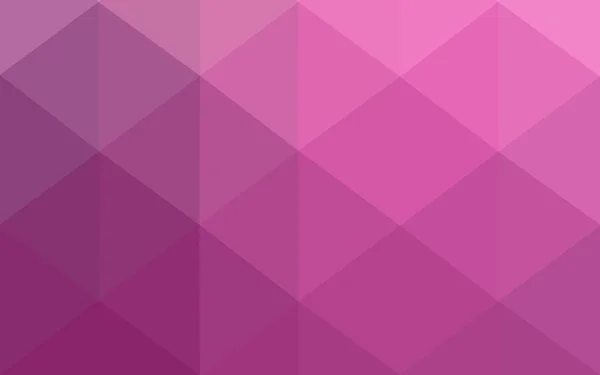 Patrón de diseño poligonal rosa, que consiste en triángulos y gradiente en estilo origami . — Vector de stock