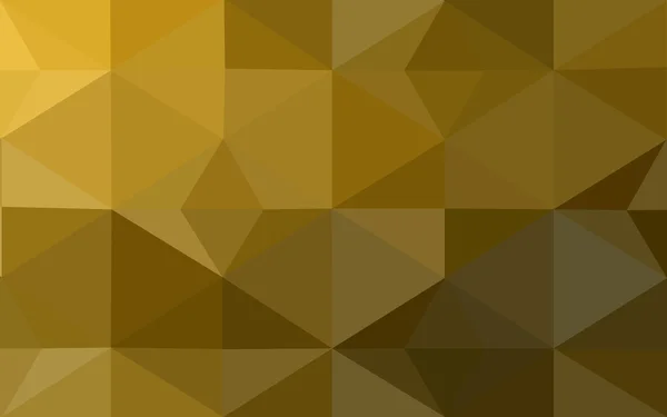 Dark orange polygonal design pattern, which consist of triangles and gradient in origami style. — Stock Vector