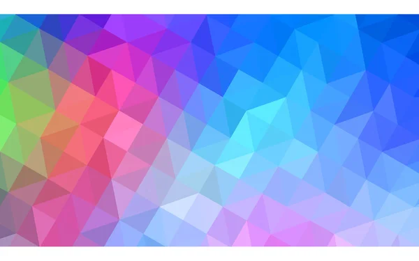 Mehrfarbige polygonale Muster, die aus Dreiecken und Gradienten im Origami-Stil bestehen. — Stockvektor