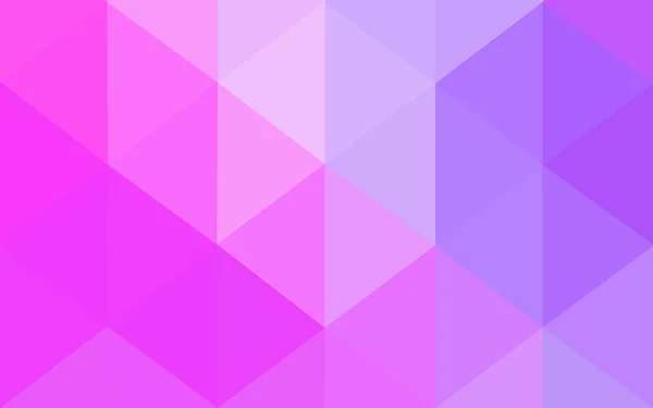 Multicolor purple, pink polygonal design pattern, which consist of triangles and gradient in origami style. — Stock Vector