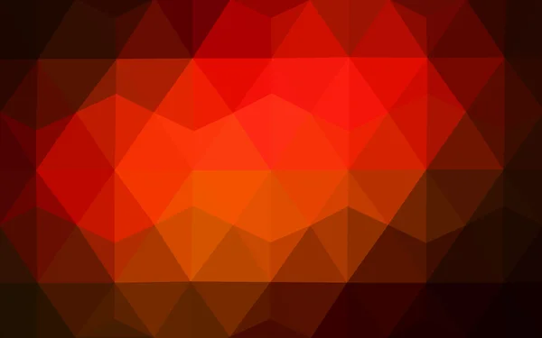 Modèle de conception polygonale rouge foncé, qui se composent de triangles et de dégradé dans le style origami . — Image vectorielle