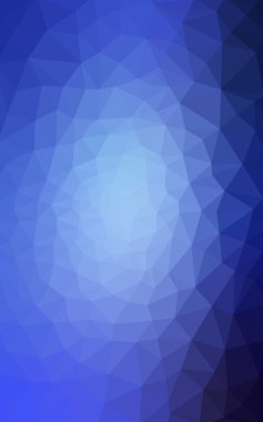 Üçgenler ve degrade origami tarzı oluşur mavi köşeli tasarım deseni.