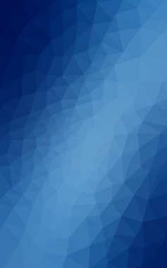 Üçgenler ve degrade origami tarzı oluşur mavi köşeli tasarım deseni.