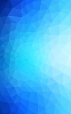 Üçgenler ve degrade origami tarzı oluşur mavi köşeli tasarım deseni.