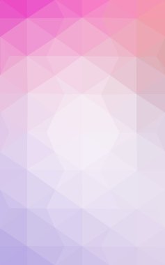 Üçgenler ve degrade origami tarzı oluşur çok renkli mor, pembe poligonal tasarım deseni.