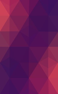 Üçgenler ve degrade origami tarzı oluşur çok renkli koyu pembe, sarı poligonal tasarım deseni.