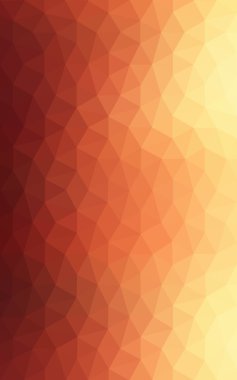 Üçgenler ve degrade origami tarzı oluşur çok renkli koyu kırmızı, sarı, turuncu poligonal tasarım deseni.