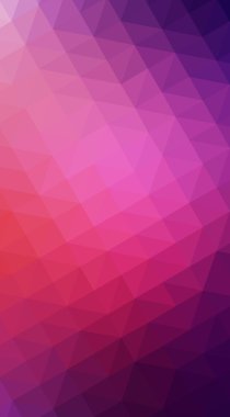 Çok renkli pembe, kırmızı, turuncu poligonal tasarlamak, hangi