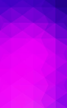 Üçgenler ve degrade origami tarzı oluşur çok renkli mor, pembe poligonal tasarım deseni.
