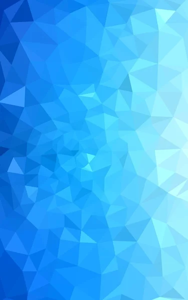 Blue polygonal design pattern, which consist of triangles and gradient in origami style. — Stock Photo, Image