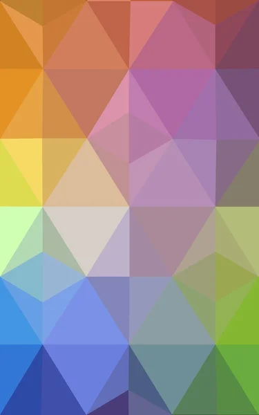 Multicolor polygonal design pattern, which consist of triangles and gradient in origami style. — Stock Photo, Image