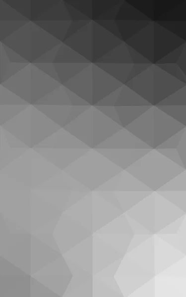 Gray polygonal design pattern, which consist of triangles and gradient in origami style. — Stock Photo, Image