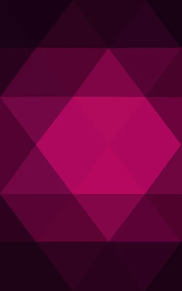 Dark purple polygonal design pattern, which consist of triangles and gradient in origami style. — Stock Photo, Image