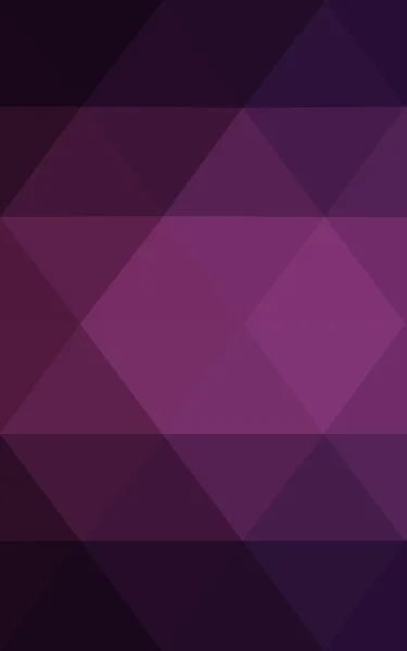 Modèle de conception polygonale violet foncé, qui se composent de triangles et de dégradé dans le style origami . — Photo