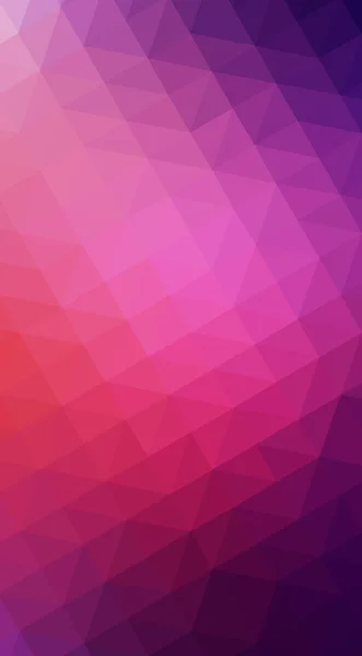 멀티 컬러 핑크, 레드, 오렌지 다각형 디자인 그림을 — 스톡 사진