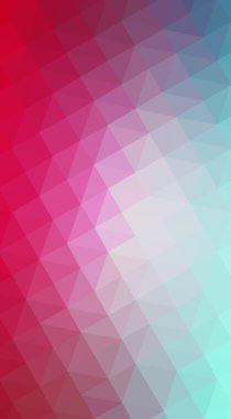 Çok renkli mavi, kırmızı kenarlı tasarım illüstrasyon, hangi consis