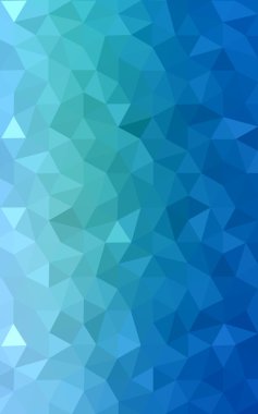 Üçgenler ve degrade origami tarzı oluşur çok renkli yeşil, mavi köşeli tasarım deseni.