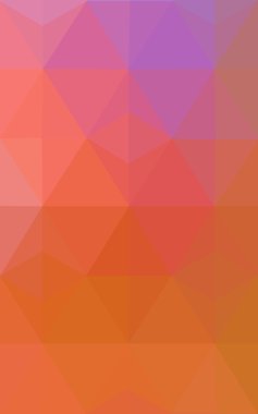 Üçgenler ve degrade origami tarzı oluşur çok renkli mavi, sarı, turuncu poligonal tasarım deseni.