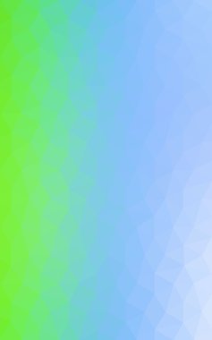 Üçgenler ve degrade origami tarzı oluşur çok renkli yeşil, mavi köşeli tasarım deseni.