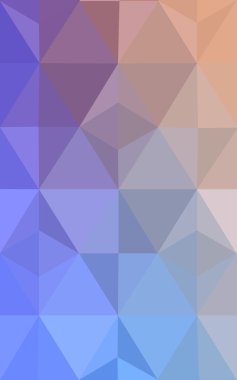 Üçgenler ve degrade origami tarzı oluşur çok renkli mavi, sarı, turuncu poligonal tasarım deseni.