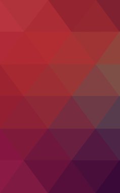 Üçgenler ve degrade origami tarzı oluşur çok renkli pembe, kırmızı, turuncu poligonal tasarım deseni.