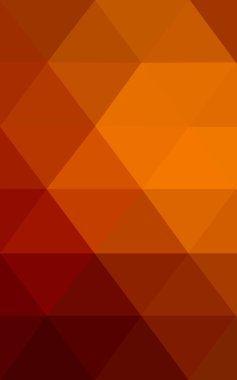 Üçgenler ve degrade origami tarzı oluşur çok renkli koyu kırmızı, sarı, turuncu poligonal tasarım deseni.