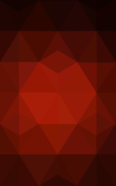 Üçgenler ve degrade origami tarzı oluşur koyu kırmızı köşeli tasarım deseni.