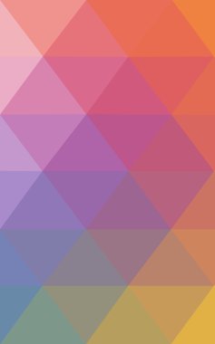 Üçgenler ve degrade origami tarzı oluşur çok renkli köşeli tasarım deseni.