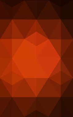 Üçgenler ve degrade origami tarzı oluşur koyu kırmızı köşeli tasarım deseni.